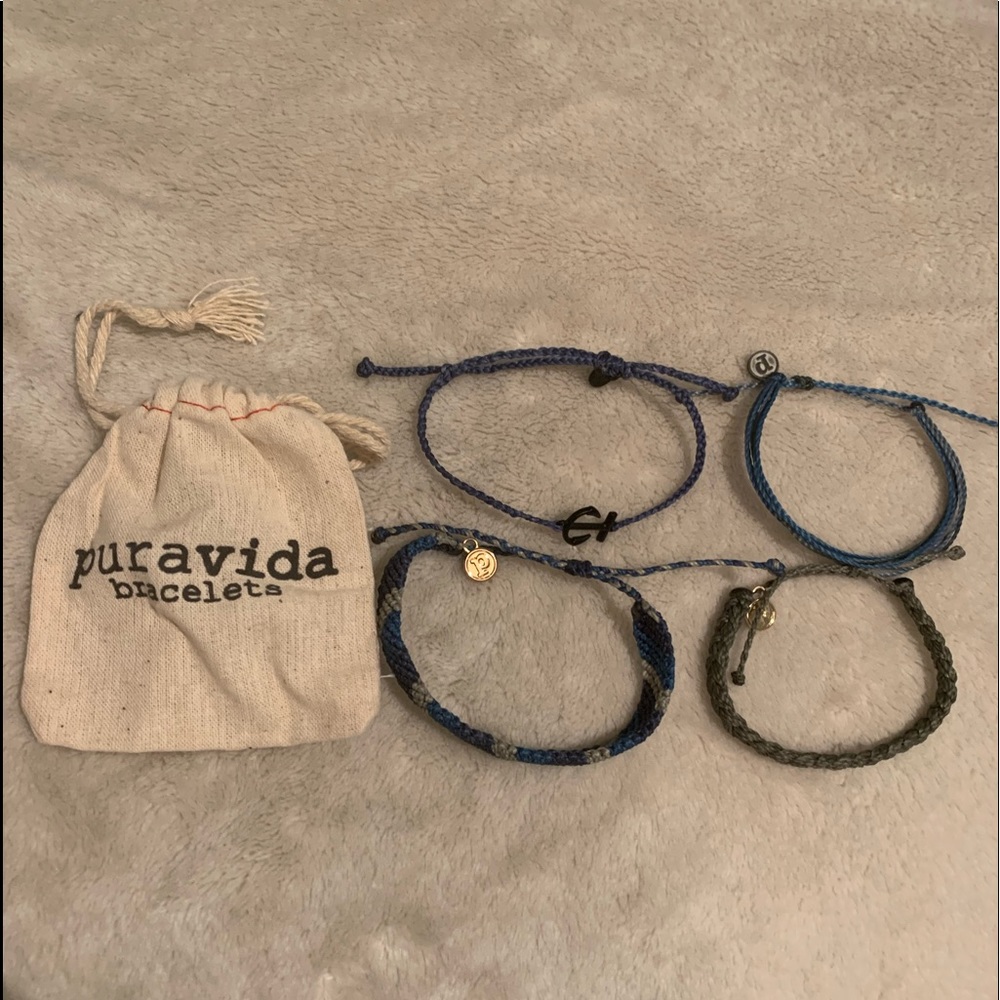 4 puravida bracelets